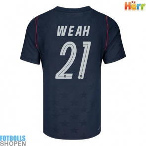 Billiga Förenta stater Timothy Weah #21 Bortatröja VM 2026 Kortärmad